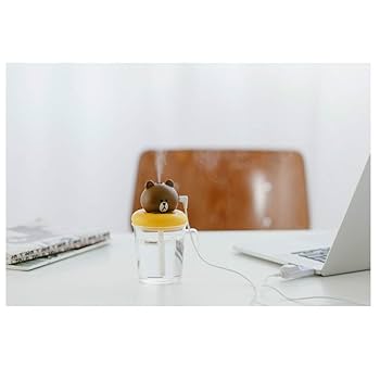ラインフレンズ LINEFRIENDS 卓上加湿器 USB TYPE-C韓国限定 ラインフレンズ LINE JOGUMAN ブラキオ 加湿器 USB 韓国限定